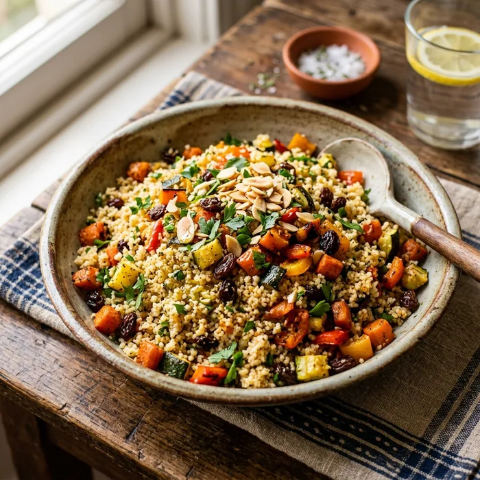 Cuscuz Marroquino com Legumes