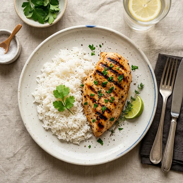 Frango Grelhado com Arroz