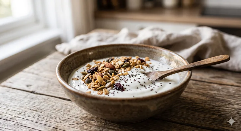 Iogurte de Coco com Muesli