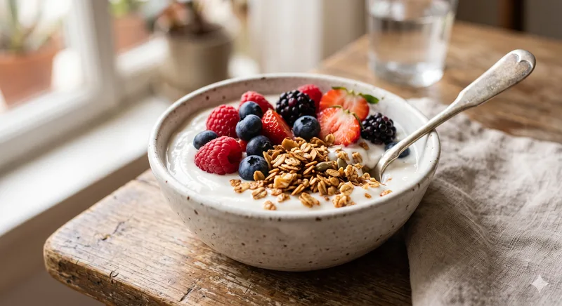 Iogurte com Granola e Frutas