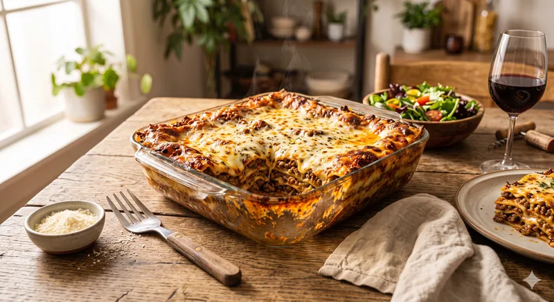 Lasanha de Carne Moída