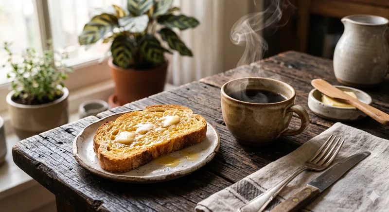 Pão com Manteiga e Café