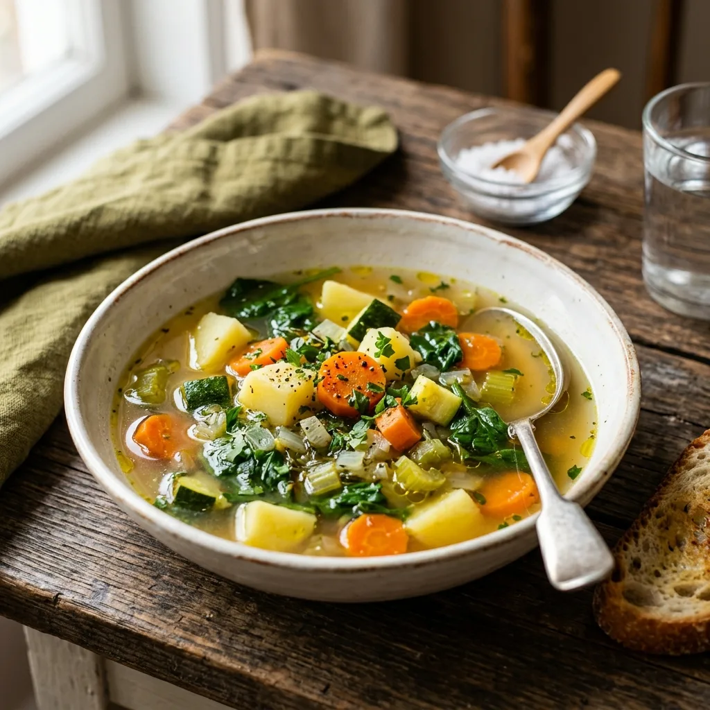 Sopa de Legumes da Despensa