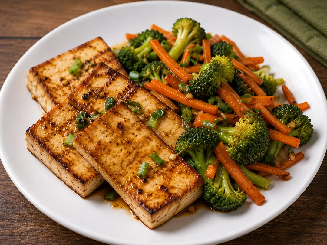 Tofu Grelhado com Legumes